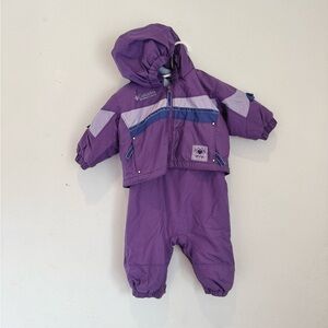 Columbia Kids' Purple Winter Suit 6m